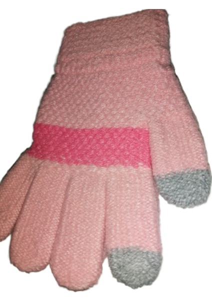 Kız Çocuk Örme Eldiven 6-12 Yaş