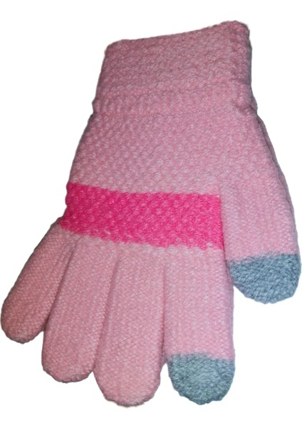Kız Çocuk Örme Eldiven 6-12 Yaş