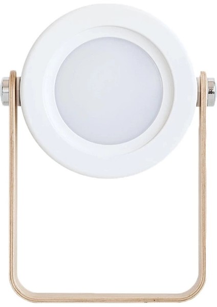 Jp-Dld Kamp Lambası Görünümlü Dekoratif Gece Lambası - Beyaz