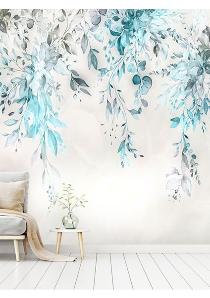 Doğa,manzara Ağaç Yeşil Renkli Yapraklar Orman Desenli Duvar Kağıdı/kumaşı modelleri