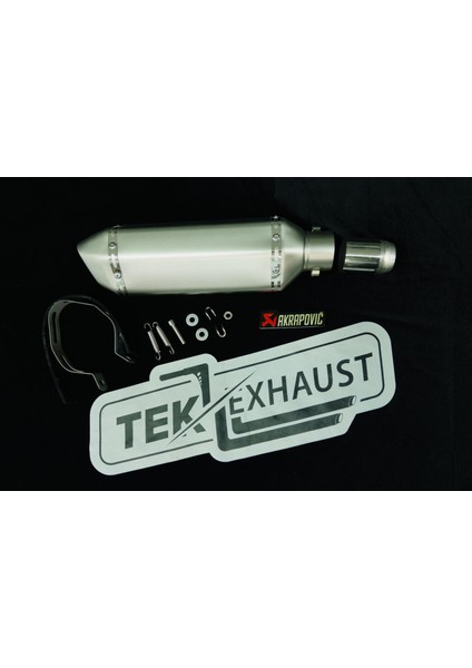Akrapovic Performans Egzoz – Full Gri