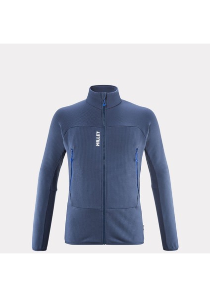 Fusıon Grıd H Erkek Polar Ceket Tam Fermuarlı MIV9465 MIV.N0395