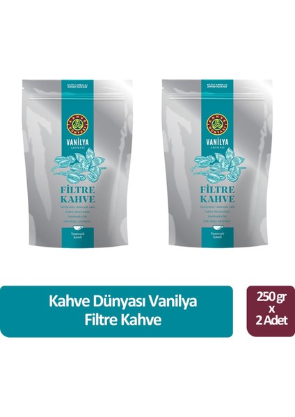 Vanilya Filtre Kahve 250 gr x 2 Adet