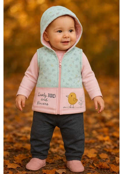 Yelekli Badili Pantolonlu 3'lü Takım fiyatları