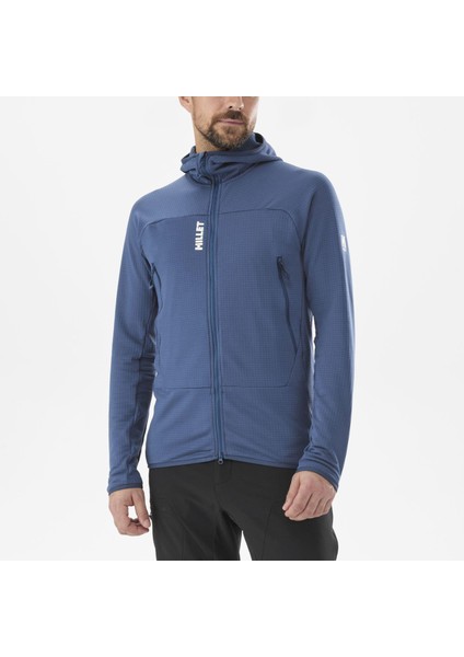 Fusıon Grıd H Erkek Kapşonlu Polar Ceket Tam Fermuarlı MIV9024 MIV.N0395 fırsatları