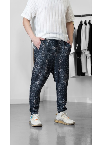 Çizgili Penye Baget Pantolon COC1240