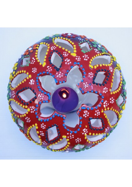 El Işlemesi Çini Mumluk, Şamdan, Tealight Tutucu indirimleri