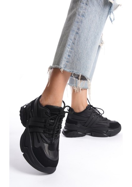 Rebel Siyah Kadın Sneaker