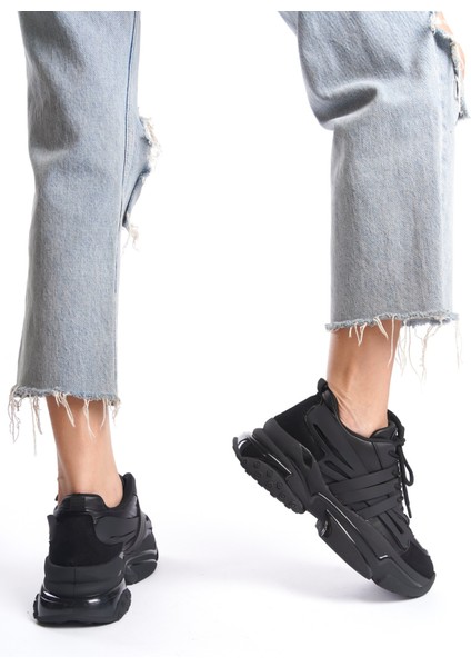 Rebel Siyah Kadın Sneaker