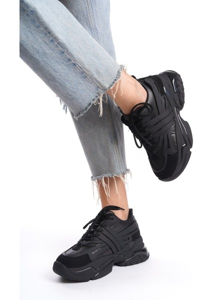 Rebel Siyah Kadın Sneaker