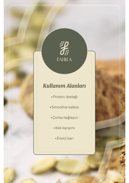 Doğal Kabak Çekirdeği Tozu 100 G – Yüksek Protein & Magnezyum Kaynağı modelleri