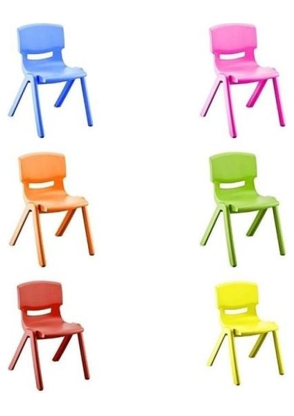 Kırılmaz Plastik Çocuk Sandalyesi 34 cm