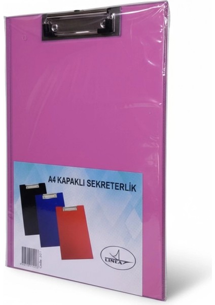 A4 Kapaklı Sekreterlik Toz Pembe