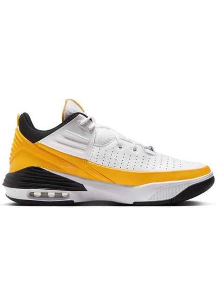 Jordan Max Aura 5 Shoes Leather Hakiki Deri Bilekli Unisex Spor Ayakkabı Beyaz Sarı fiyatları