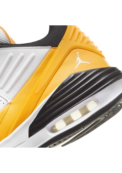 Jordan Max Aura 5 Shoes Leather Hakiki Deri Bilekli Unisex Spor Ayakkabı Beyaz Sarı indirimleri