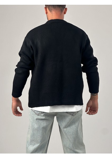 Siyah Erkek Triko Hırka COC1045 fırsatları