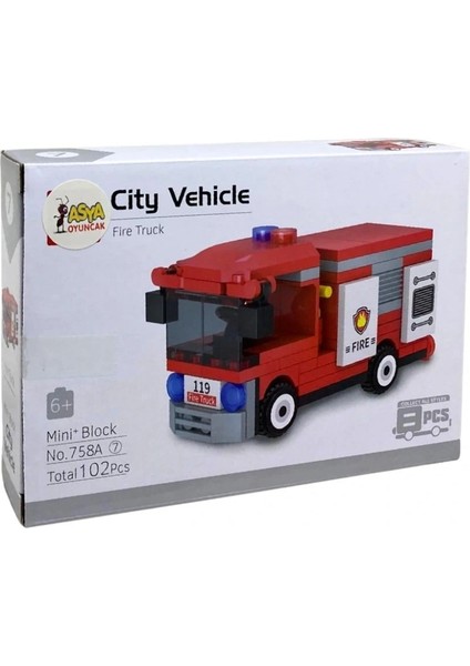 Asya C7770-758A Dıplay Kt. Brıcks Arabalar