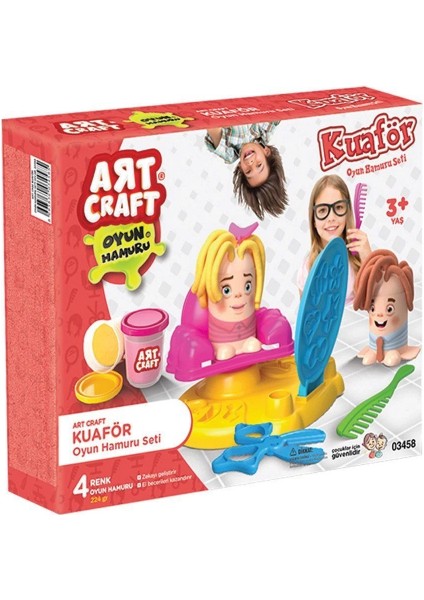 03458 Dede, Kuaför Oyun Hamur Seti modelleri