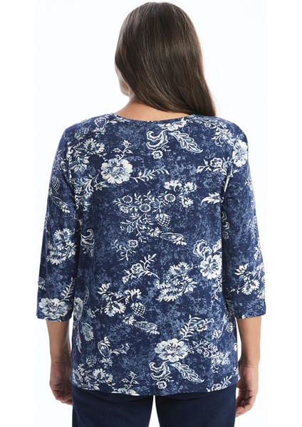 Yeni Sezon V Yaka Desenli Kadın Bluz fırsatları