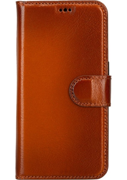 Apple iPhone 15 Pro Uyumlu Deri Cüzdanlı Kılıf Mwwn RST2EF Taba fırsatları