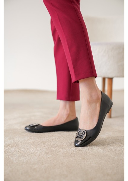 Nude-Siyah Kadın Babet & Balerin Babet modelleri