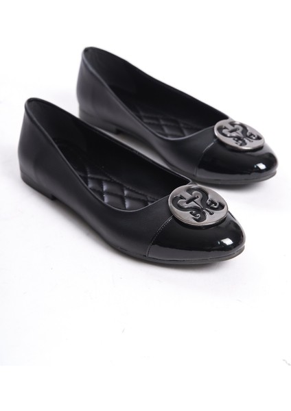 Nude-Siyah Kadın Babet & Balerin Babet