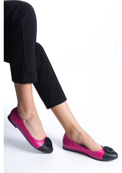 Nude-Siyah Kadın Babet & Balerin Babet