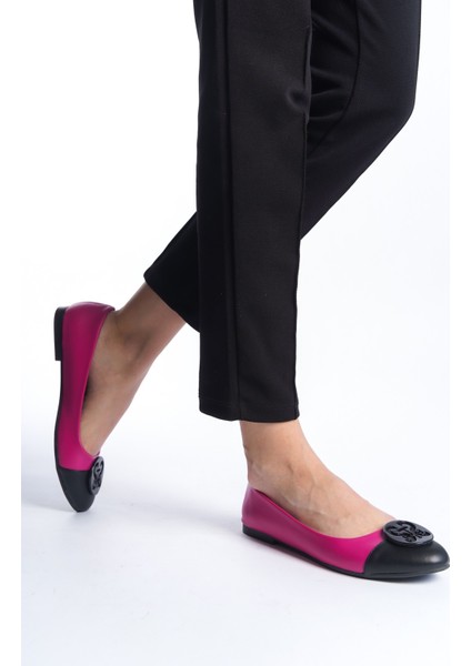 Nude-Siyah Kadın Babet & Balerin Babet