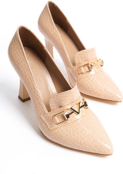 Kadın Topuklu Ayakkabı Toka Detaylı Stiletto