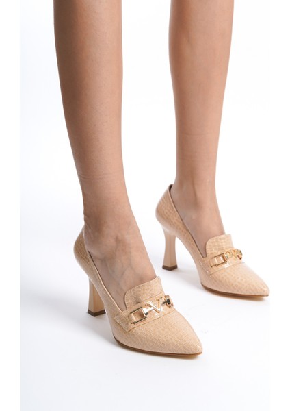 Kadın Topuklu Ayakkabı Toka Detaylı Stiletto