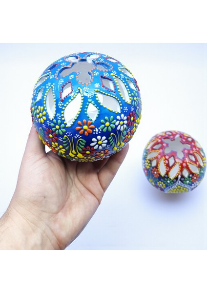 El Işlemesi Çini Mumluk, Şamdan, Tealight Tutucu indirimleri