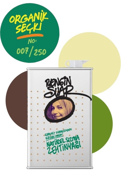 Organik Numaralı Erken Hasat Natürel Sızma Zeytinyağı (1 L) 2025-2026