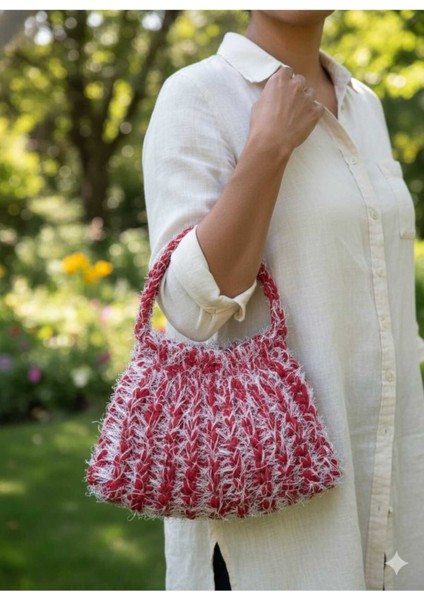 Pinterest Saçaklı + Penye Tığ Işi El Örgüsü Çanta fırsatları