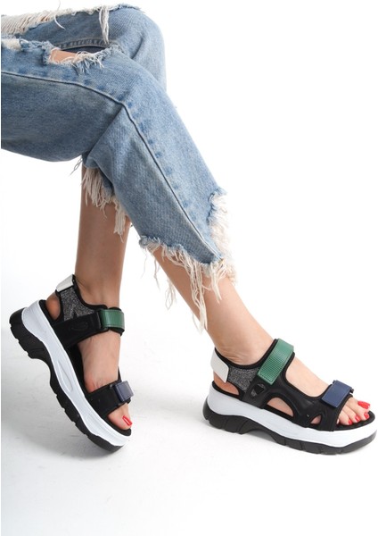 Skec Model Cırtlı Comfort Kadın Sandalet