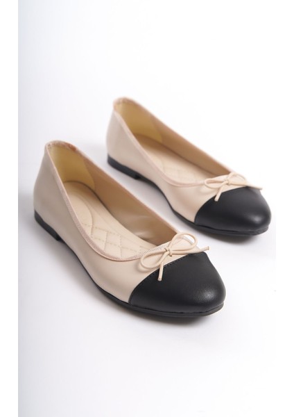 Lona Siyah Kadın Babet