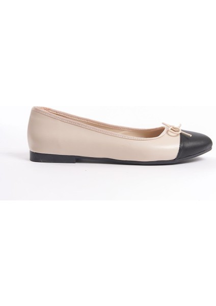 Lona Siyah Kadın Babet