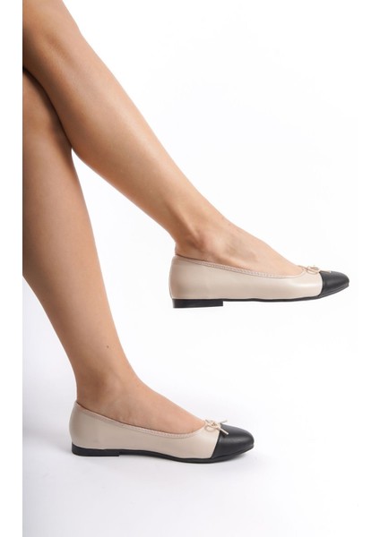 Lona Siyah Kadın Babet