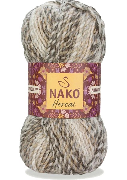 5 Adet Hercai Ebruli Hırka Kazak Atkı Bere El Örgü Ipi Yünü 7309 fiyatları