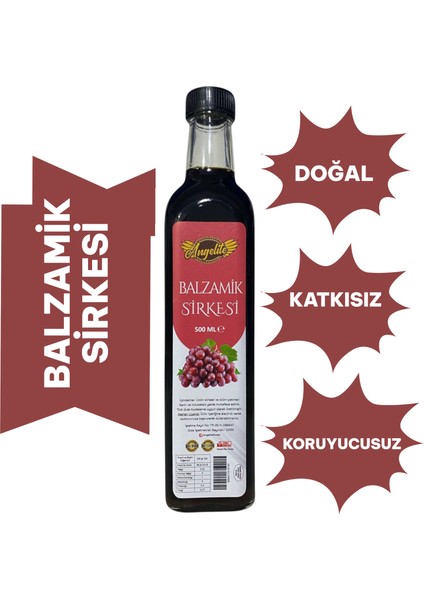 Balzamik Sirke 500 ml – Yoğun Aromalı & Katkısız – Gurme Lezzet
