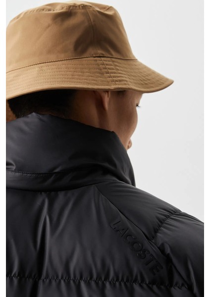 Down Fill Parka Uzun Boy Kaz Tüyü Dolgulu Çıkartılabilir Kapüşonlu Erkek Parka Siyah modelleri