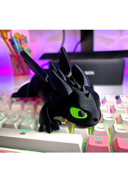 Ejderhanı Nasıl Eğitirsin Mini Toothless Eklemli Oyuncak