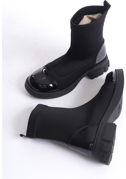 Santorini Siyah Scuba Kadın Bot fırsatları