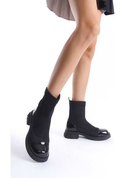 Santorini Siyah Scuba Kadın Bot indirimleri