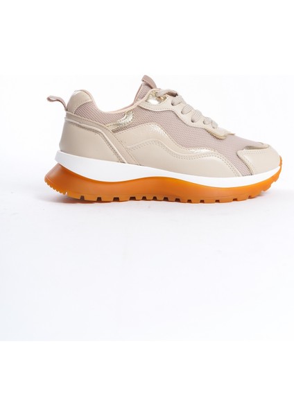 Faris Bej Gold Detaylı Yüksek Taban Sneaker fırsatları