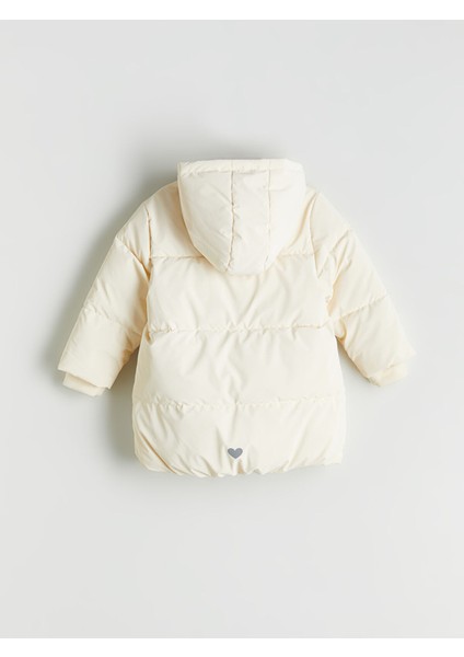 Yeni Sezon Kapüşonlu Kız Çocuk Mont modelleri