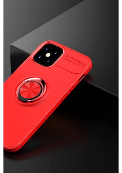 iPhone 12 Mini Kılıf Range Yüzüklü Silikon - KIRMIZI-(5796) - ?51?50E9-5G8051 fiyatları