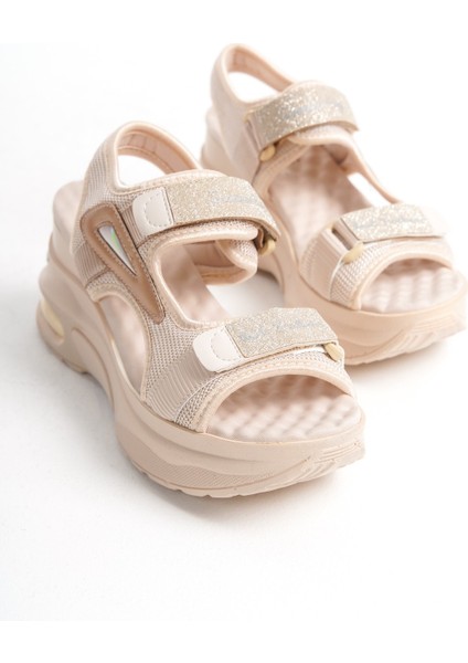 Beny Kalın Taban Cırtlı Comfort Kadın Sandalet