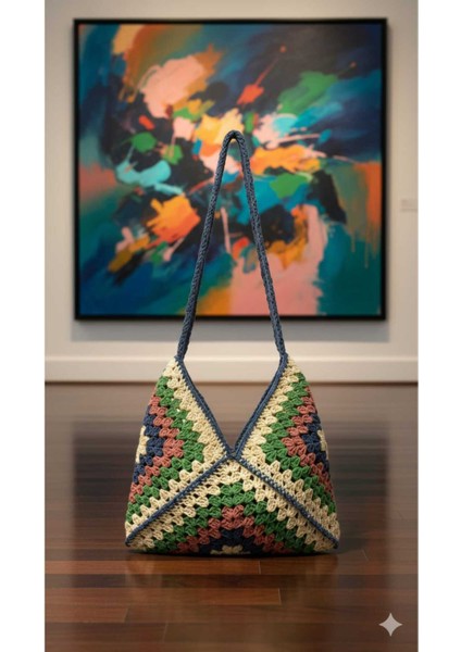 Özgür Kız Model Kağıt Ip Tığ Işi El Örgüsü Çanta modelleri