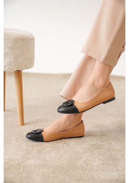 Nude-Siyah Kadın Babet & Balerin Babet indirimleri