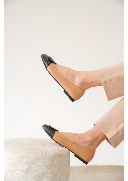 Nude-Siyah Kadın Babet & Balerin Babet